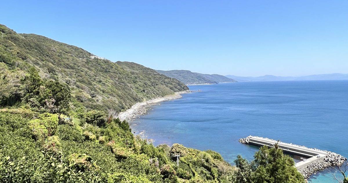 名取から望む佐田岬半島